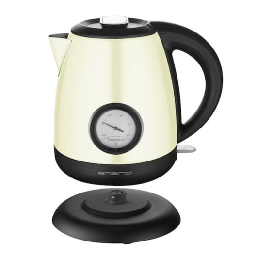Hervidor Emerio WK-109795.2 1L 2000W Beige/Negro Sin cables Apagado automático