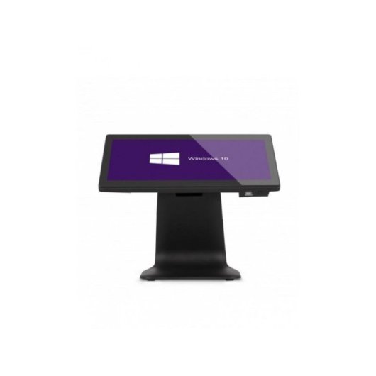 TPV Premier KT-100 FT W J4125, 4GB, 128GB SSD, 15.6" Tátil com Ecrã Secundário, Alumínio Preto