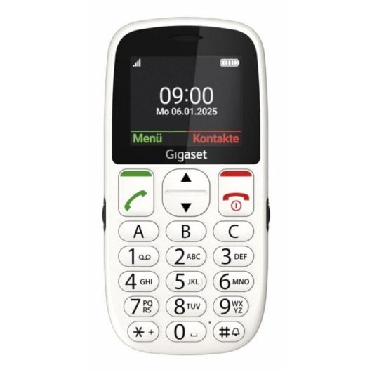 Teléfono Gigaset GL395 Blanco 2.2" 0,3MP SIM única Botones grandes IP44 USB-C