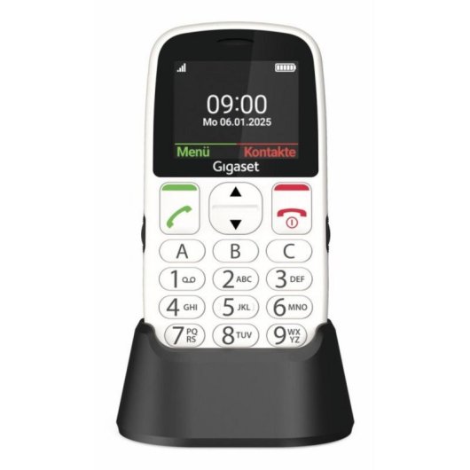 Teléfono Gigaset GL395 Blanco 2.2" 0,3MP SIM única Botones grandes IP44 USB-C