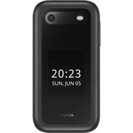 Móvil Nokia 2660 Flip Negro Dual SIM 4G 2.8" 128MB Bluetooth Cámara 0,3MP 1450mAh
