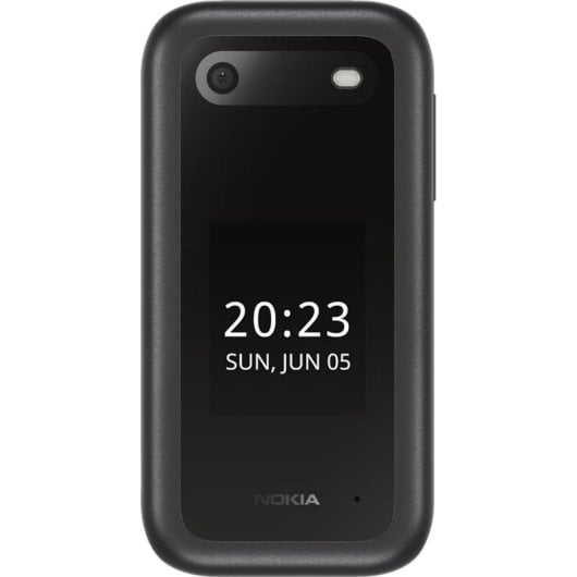 Móvil Nokia 2660 Flip Negro Dual SIM 4G 2.8" 128MB Bluetooth Cámara 0,3MP 1450mAh