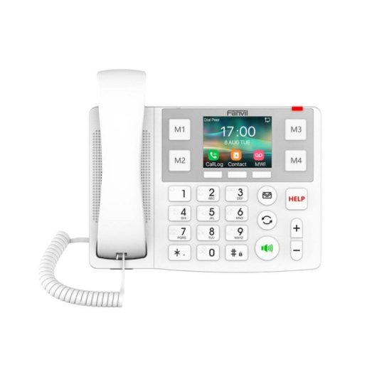 Teléfono IP Fanvil X305 Blanco 2 líneas LCD WiFi Bluetooth PoE RJ-45 G.722