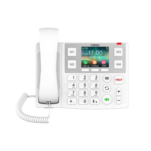 Teléfono IP Fanvil X305 Blanco 2 líneas LCD WiFi Bluetooth PoE RJ-45 G.722