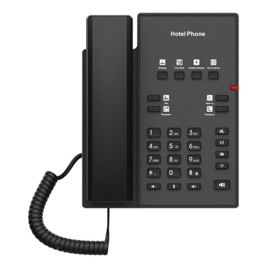Telefon IP Fanvil H1 2-Leitungen Schwarz Ethernet Schnell Telefon IP Fanvil H1 2-Leitungen Schwarz Ethernet Schnell