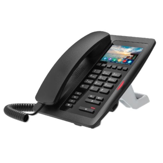 Teléfono IP Fanvil H5W 2 líneas WiFi PoE Pantalla 3.5" Negro