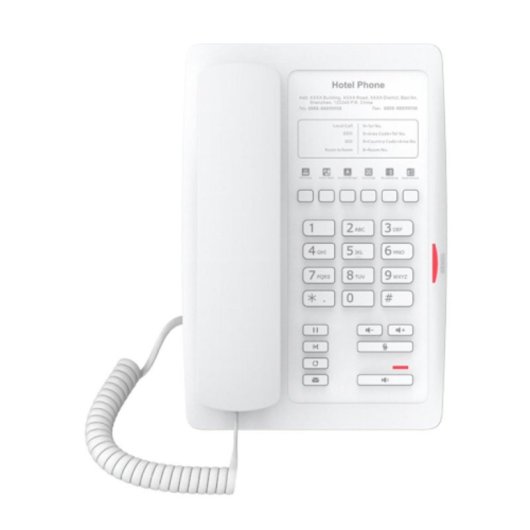 Teléfono IP Fanvil H3 Blanco 16MB 8MB VxWorks 2xRJ45 PoE Cancelación Ruido