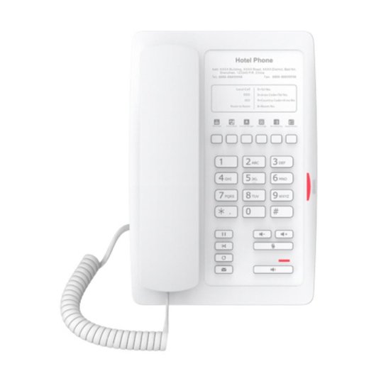 Teléfono IP Fanvil H3 Blanco 16MB 8MB VxWorks 2xRJ45 PoE Cancelación Ruido