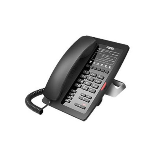 Teléfono IP Fanvil H3 Negro 16MB 8MB VxWorks 2xRJ-45 PoE Hotel Profesional
