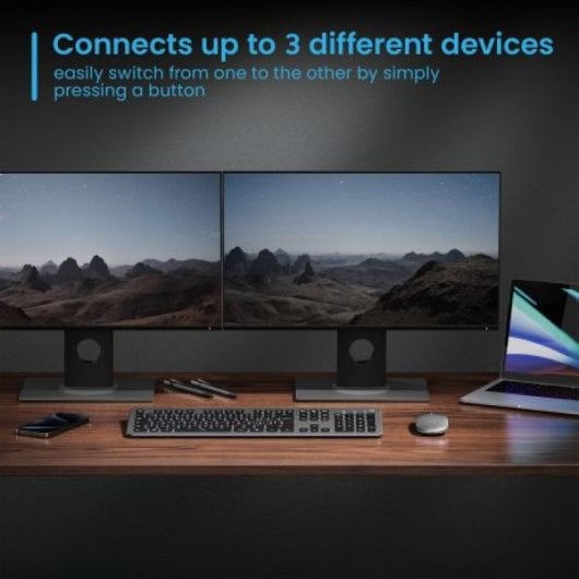 Clavier Ewent EW3296 Slim Sans Fil Rétroéclairé Bluetooth QWERTY