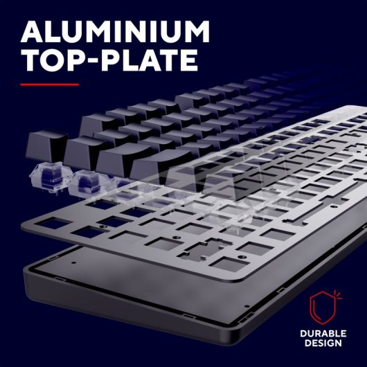 Clavier Trust GXT 871 Zora Alámbrico USB Interruptor Mecánico LED RGB Noir