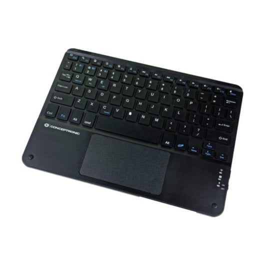 Teclado Conceptronic TOBIN01BUS Tenkeyless Bluetooth Touchpad Negro Multidispositivo