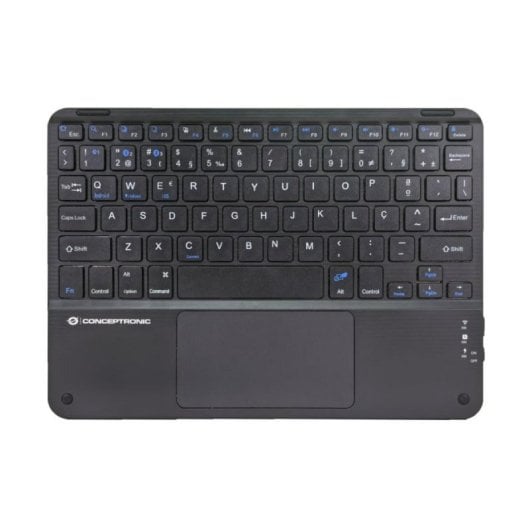 Clavier Conceptronic TOBIN01BPT Bluetooth Inalámbrico Tenkeyless QWERTY Negro