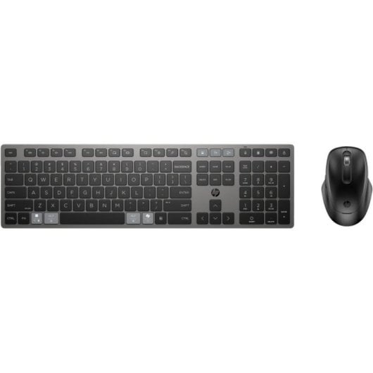 Teclado inalámbrico HP 720 Recargable Bluetooth USB Completo Negro con Ratón incluido