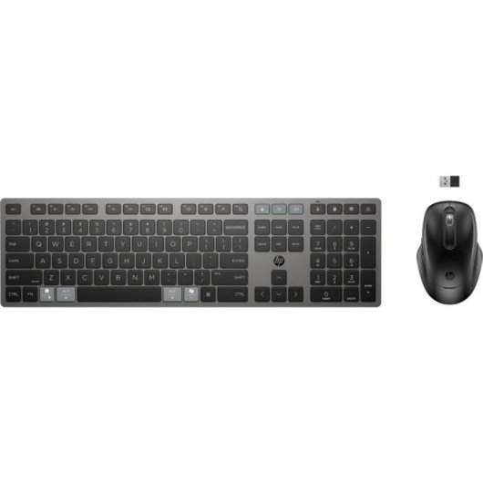 Teclado inalámbrico HP 720 Recargable Bluetooth USB Completo Negro con Ratón incluido