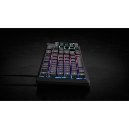Teclado Corsair CH-9226C65-PT Alámbrico USB Membrana RGB 110 Teclas Preto