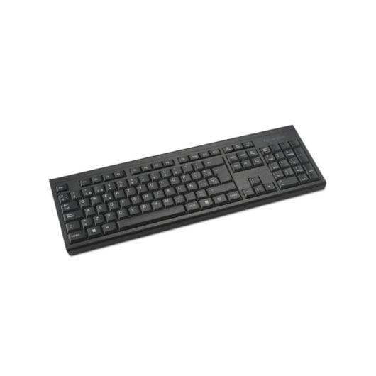 Teclado inalámbrico Kensington KB150 EQ Negro QWERTY Español resistente a derrames y cifrado AES