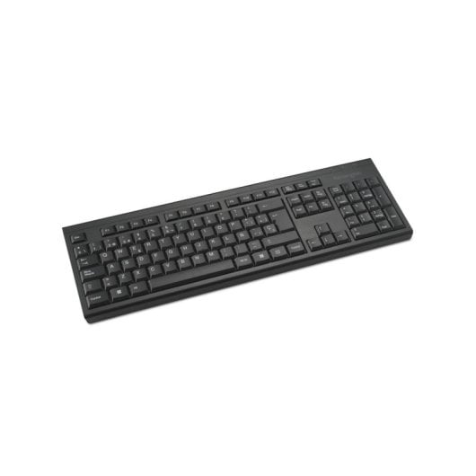 Teclado inalámbrico Kensington KB150 EQ Negro QWERTY Español resistente a derrames y cifrado AES