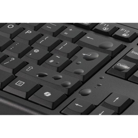 Kit teclado y ratón inalámbrico Kensington KM270 EQ recargable QWERTY negro resistente derrames