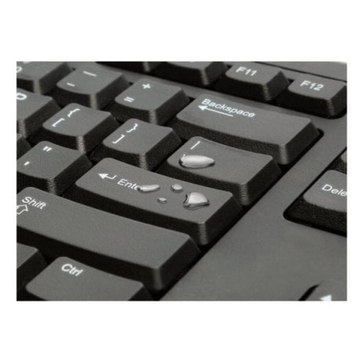 Teclado Kensington KB100 EQ Completo Alámbrico USB QWERTY Español Resistente a Derrames