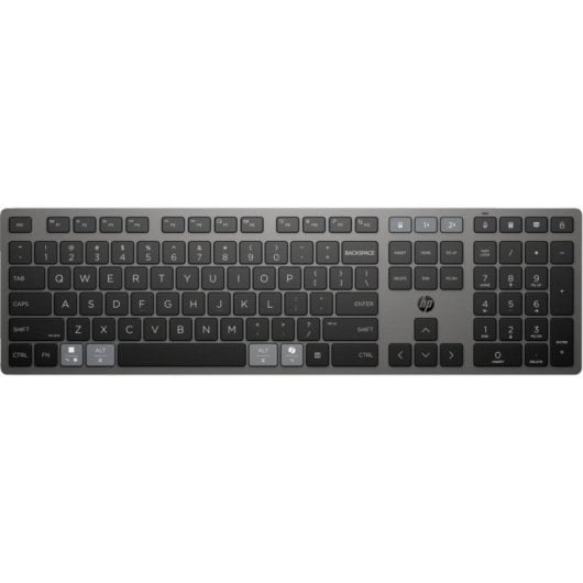 Clavier sans fil HP 725 Multidispositif Réchargeable Gris 100%