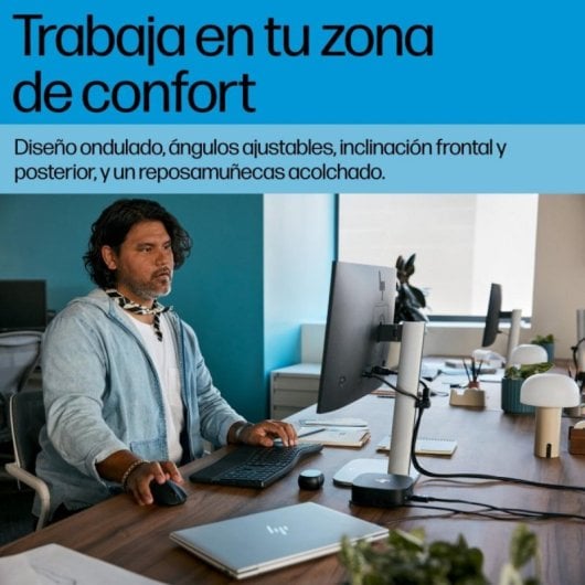 Clavier HP 685 Comfort Inalámbrico Bluetooth Ajustable et Programmable