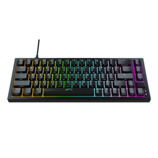 Tastatur Cherry Xtrfy K5 Compact RGB Kailh Red Mechanisch Gaming 65% USB Schwarz