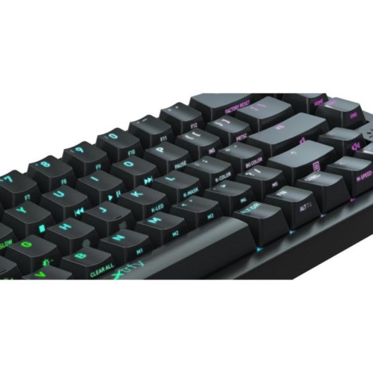 Tastatur Cherry Xtrfy K5 Compact RGB Kailh Red Mechanisch Gaming 65% USB Schwarz