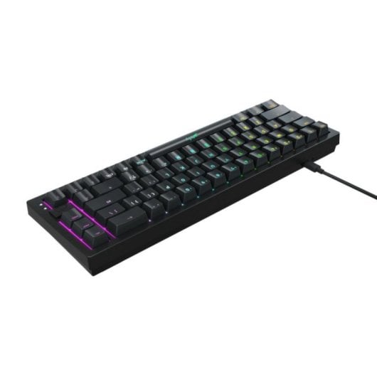 Tastatur Cherry Xtrfy K5 Compact RGB Kailh Red Mechanisch Gaming 65% USB Schwarz