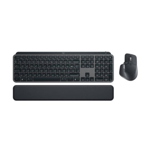 Teclado Logitech 920-011607 AZERTY LED Grafite Inalámbrico RF Wireless + Bluetooth