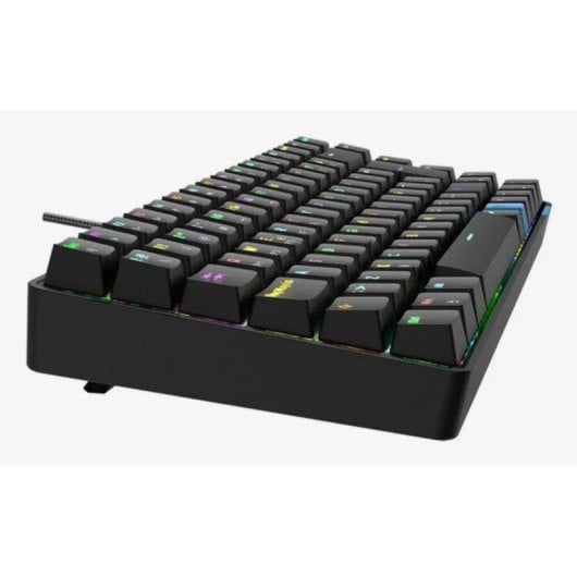 Teclado mecánico Hiditec GM1K Wireless 75% Gateron Pro Red RGB Hot-Swap Español