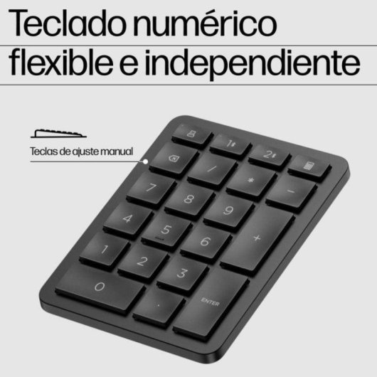 Clavier HP 960 Ergonomique Complet 20 Touches Programmables Bluetooth RF Noir