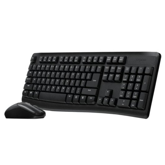 Kabellose Tastatur-Maus-Set Rapoo X1800Pro 2,4 GHz 1000 DPI Kabellos