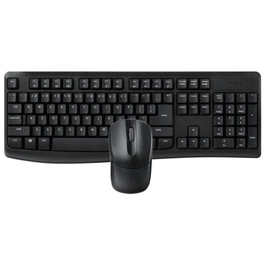 Kabellose Tastatur-Maus-Set Rapoo X1800Pro 2,4 GHz 1000 DPI Kabellos
