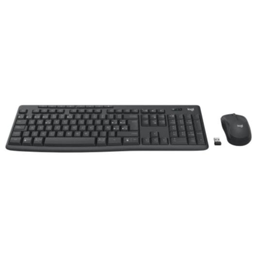Tastatur Logitech 920-012071 Kabellos RF Wireless Bluetooth Maus Inklusive Grafit