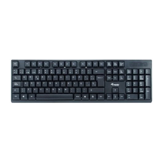 Kit Clavier Equip 245221 Inalámbrico QWERTY Avec Souris Incluse