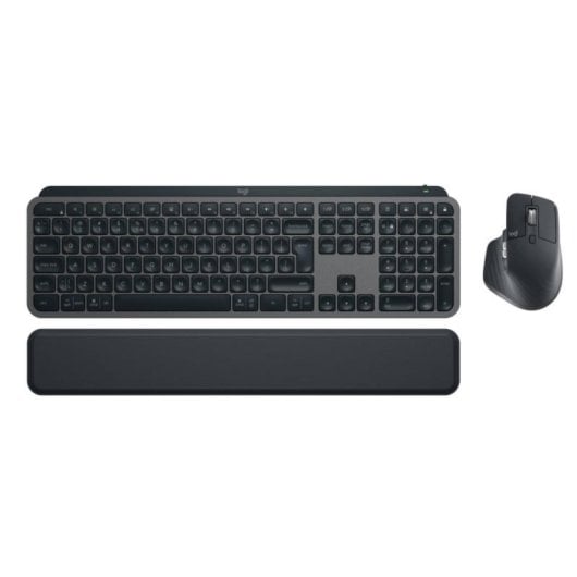 Kit Teclado y Ratón Logitech 920-010933 Inalámbrico QWERTY LED Grafito Switch Tijera