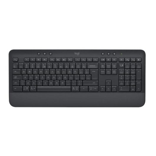 Teclado Logitech Signature K650 Inalámbrico Grafito Reposamuñecas Bluetooth USB