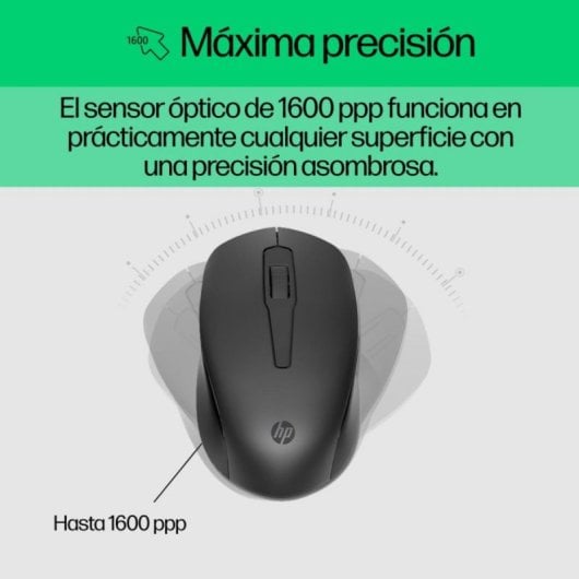 Teclado y Ratón Inalámbrico HP 330 Completo 2.4GHz Negro USB AAA Chiclet Ambidiestro