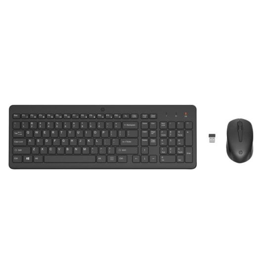 Teclado y Ratón Inalámbrico HP 330 Completo 2.4GHz Negro USB AAA Chiclet Ambidiestro