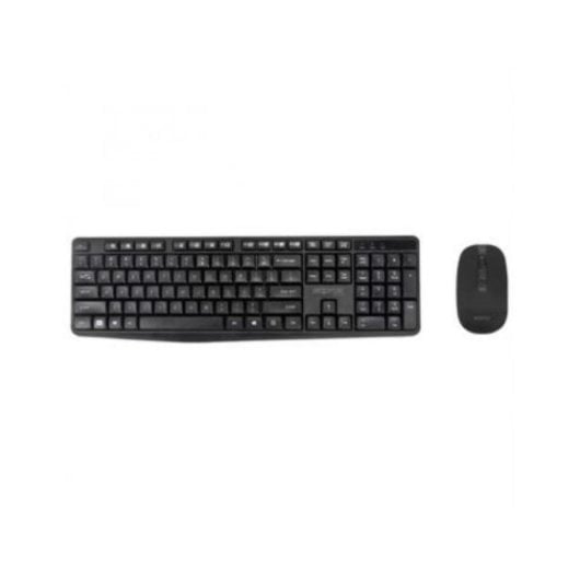 Teclado inalámbrico Approx APPMX335 QWERTY Español 105 teclas + Ratón Negro Nano receptor
