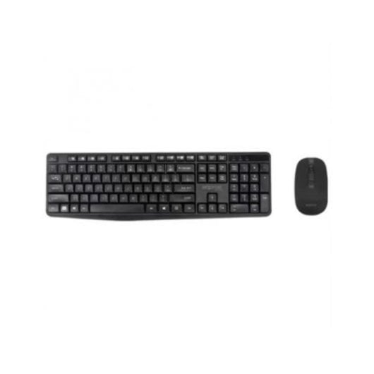 Teclado inalámbrico Approx APPMX335 QWERTY Español 105 teclas + Ratón Negro Nano receptor