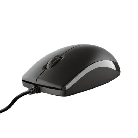 Pack Teclado Trust Primo QWERTY Español Alámbrico Perfil Bajo Negro + Ratón Ambidiestro