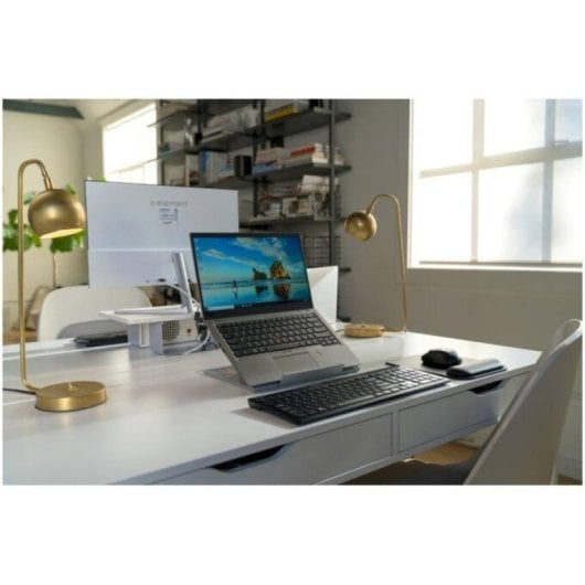Kabellose Tastatur Kensington Slim Type QWERTY 2.4 GHz Schwarz Vollformat