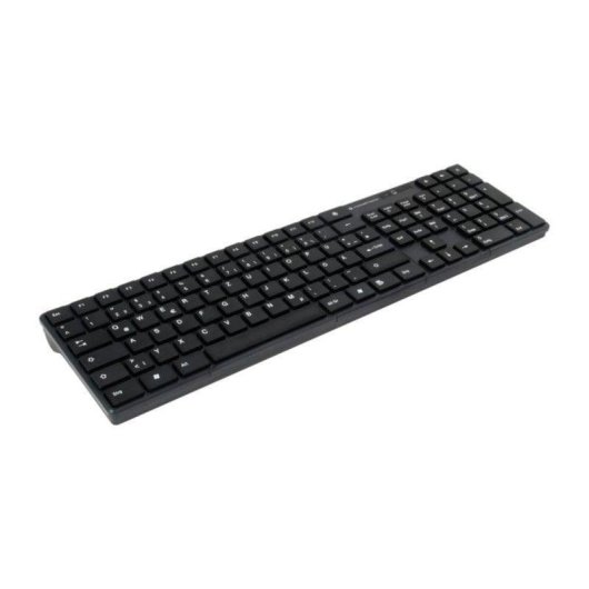Clavier Conceptronic ORAZIO01DE sans fil QWERTZ allemand avec souris optique noire
