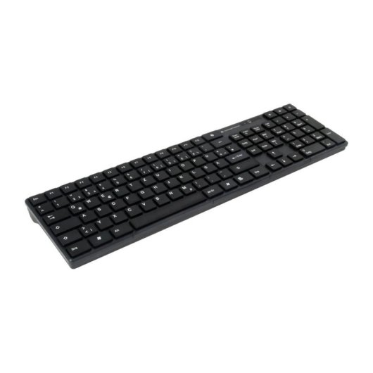 Clavier Conceptronic ORAZIO01DE sans fil QWERTZ allemand avec souris optique noire