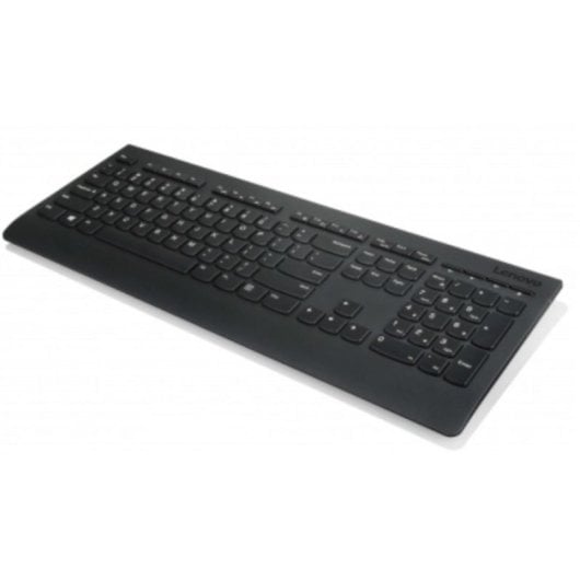 Teclado Lenovo 4X30H56868 Completo Inalámbrico QWERTY Español Resistente a Derrames Negro