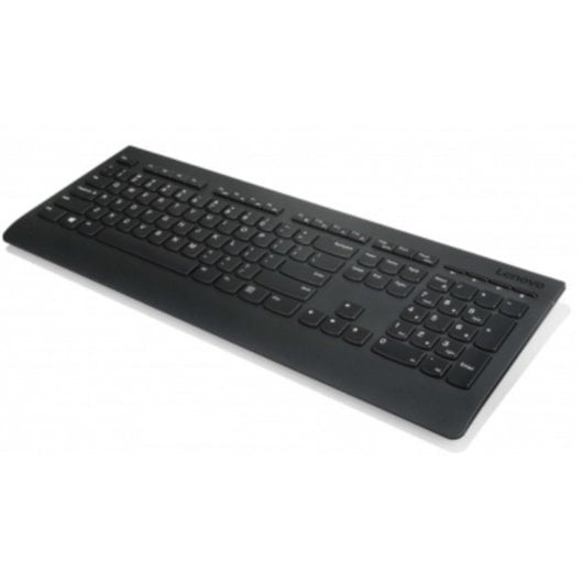 Teclado Lenovo 4X30H56868 Completo Inalámbrico QWERTY Español Resistente a Derrames Negro