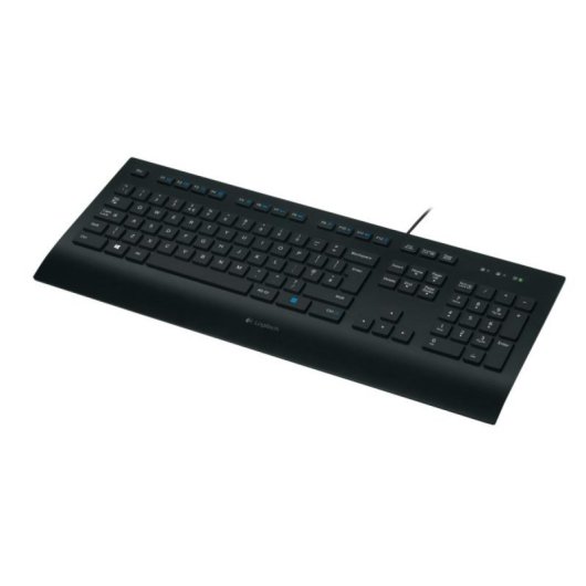 Teclado Logitech K280E Pro Completo Alámbrico USB Membrana QWERTZ Negro