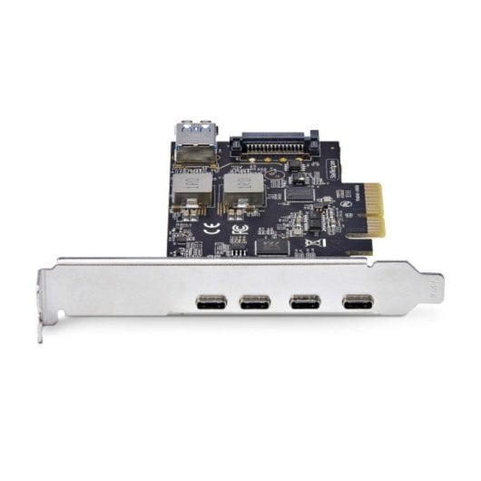 PCIe USB Erweiterungskarte 4x USB-C 1x USB-A 10 Gbps ASMEDIA ASM3142 SATA PCI 3.0 Schwarz